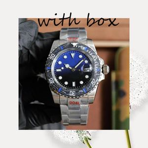 Carbon Diamond Designer Luxury Men's Cloned Gradient Table 40mm Automatic U1 High Quality Stainless Steel Bracelet with Night Glow Sapphire Glass Montres de Luxe