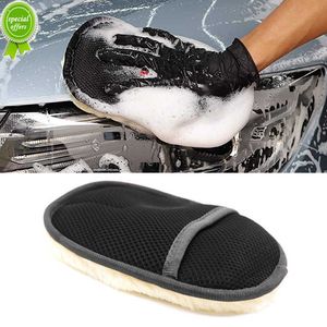 Soft Wool Microfiber Auto Wash Glove Universal Car Motorcycle Cleaning Glove Washer Paint Care Washing Tool Car Cleaning Tools