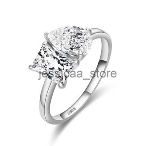 Кольца-кольца, январская коллекция, серебряные кольца для женщин с жемчугом, асимметричные кольца Love Finger R, регулируемые украшения SmartBuy J231124