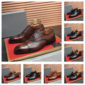 8 Modelo de alta qualidade clássico masculino vestido sapatos mocassins respirável sapatos casuais masculinos sapatos planos designer de casamento condução couro oxford sapato tamanho 38-46