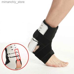 Suporte para tornozelo 1 PCS pés / protetor de tornozelo direito Ank Brace Support Sports Adjustab Straps Foot Orthose Stabilizer Wrap Splint Sprain Guard Q231124