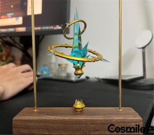 Ciondoli Cosmile Final Fantasy XIV FF14 Ornamento del gioco Display Ciondolo Cristallo blu Regalo creativo quotidiano C