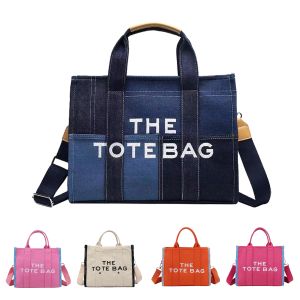 Kovboy Canvas Pochette Tasarımcı Anlık Görüntü The Tote Bag Müşterisi Denim Çanta Lüks Debriyaj Seyahat Plaj Çantası Kadınlar Çiftler Çapraz Vücut Tatil Omuz Haftası Çanta