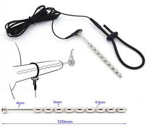 Electric Shock SM Toys Electro Urethral Catheter Stimulate Nipple Clip Pulse Kit Anal Vibrator Vuxen Sex Toys For Women Men9927704