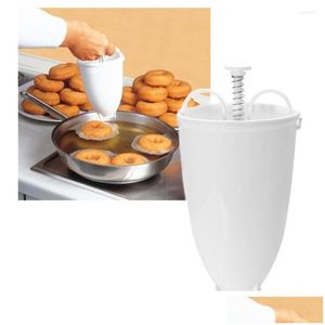 Pişirme Kalıp Pişirme Modları Donut Mod Kolay Manuel Waffle Dispenser Taşınabilir Donut Yapım Hine Kek Mutfak Mutfak Diy Alet Damlası Deliv DH4L6