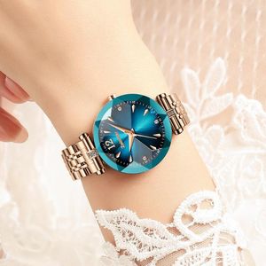 Relógios de pulso Iced Out Watch Drop Montre Femme Brand Women's Women's Women Diamond para mulheres Zegarek Damski Moda Wristwatch