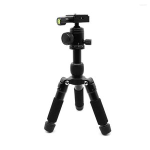 Stativ Portable TripoD Lightweight Travel Stand Tabletop Video Mini med 360 graders bollhuvud för kamera DSLR