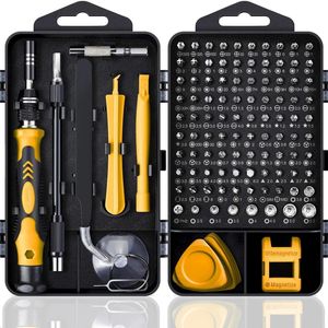 Tool Box Computer Repair Kit 120 in 1 Screwdriver Set Magnetic Precision Torx Phillips Hex Bits for Laptop Phone Watch Hand 231123