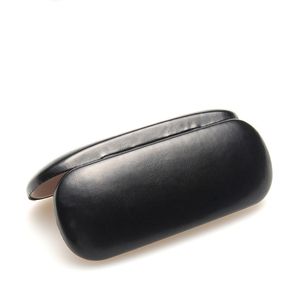 Hot Leather Glasses Case Hard Frame Waterproof Eyeglass Case Cover Portable Reading Glasses Box For Men Solid Spectacle Cases