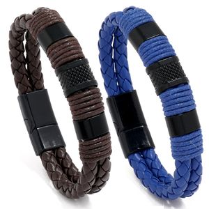 Popular Design PU Leather Cuff Bracelets Magnet Clasp Bracelets Jewelry
