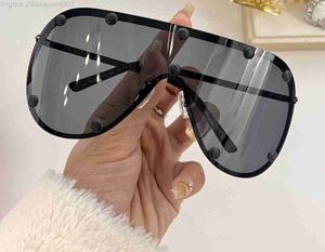 Black Smoke Oversize Pilotensonnenbrille für Damen Herren Sonnenbrille Designer Sunnies UV400 Brillen mit Box H47I