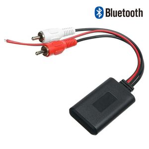 Nowy samochód bezprzewodowy 2 RCA Bluetooth Moduł Aux Adapter Music Audio Odbiornik stereo dla pojazdów interfejsu 2RCA