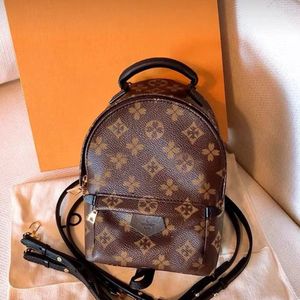 Sıcak Satış Sak Orijinal Ayna Kalite Palm Springs M44873 Monogramlar Gerçek Deri Lüksler Çantalar Ünlü Markalar Kadın Lüks Çamur Çantası Tasarımcı Mini Tote Çanta