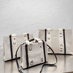 Nowe 3 rozmiary torby plażowe CLOBAG Luksusowy designerski torba Projektanci torebki płócien