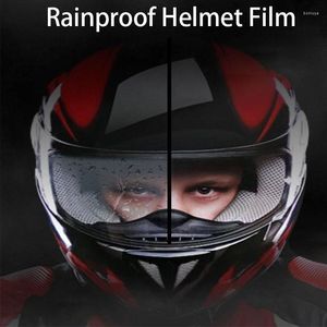 Capacetes de motocicleta Capacete anti-Fog à prova de chuva Face Face Clear Fog Full Film Visor Electric-Car AEP Lens Universal