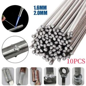 Neue 10PCS Niedrigen Temperatur Keine Notwendigkeit Solder Pulver Aluminium Schweißen Stangen Entkernt Draht Stange Solder Zinn Flussmittel für löten Aluminium