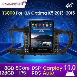 128G Android 11 RDS DSP 4G LTE Audio Car DVD Radio Multimedia Video Player för KIA Optima K5 2013-2015 Navigation GPS SWC BT