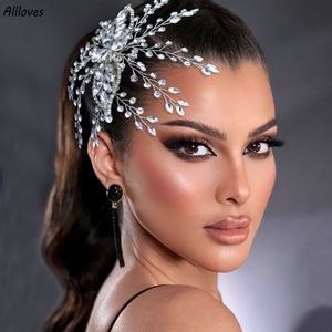 Luxury Full Crystal Bridal Hair Comb Clip Hairpin Headband For Women Bride Rhinestone Wedding Bridal Hair Accessories Jewelry CL2970