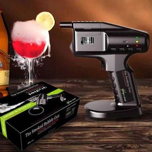 Bar Tools High Quality Flavor Blaster Bubble Cocktail Gun Smoke Infuser Bartender Full Set olika smaker Aromatisk rök Eterisk olja 231124