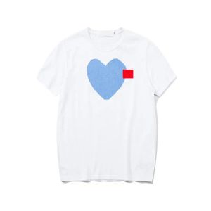 Nya mäns T-shirts Spring Summer Heart-Shaped Logo T-shirt tee skateboard överdimensionerade män kvinnor kort ärm thirt