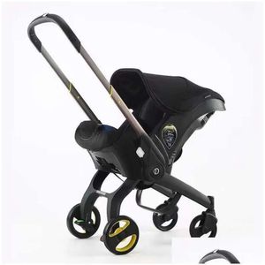 Strollers# Baby Stroller Car Seat for Born Prams Infant by Safety Cart Carriage Lightweight 3 in 1 Travel System Drop Delivery Kids high-end