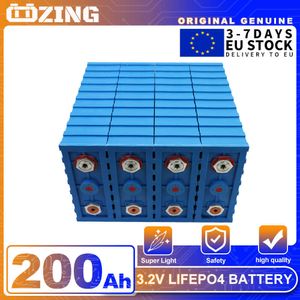 4/8/16/32PCS 3.2V 200Ah Lifepo4 Battery Deep Cycle Rechargeable Batteri Pack DIY for 12V 24V 48V EV Boat Golf Cart Solar System
