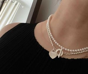 Pendant Necklaces necklace gorjana jewelry gold torque bangle pendant Pearl necklace set double layer fine Jewelry chain bangle link chains love designer pendant c