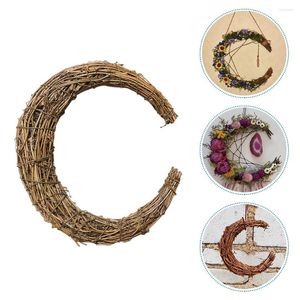 Decorative Flowers Rustic Frames Christmas Wreath Ring DIY Woodsy Decor Rattan Floral Natural Vine Garland Material Smilax