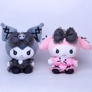 Söt svart svanplysch leksaker dockor fyllda anime födelsedagspresenter hem sovrum dekoration