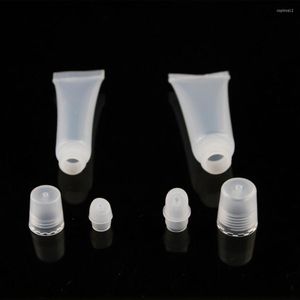 Storage Bottles 20/50/100/200Pcs 8G/10G Clear Plastic Soft Hose Tube For Lipgloss Empty Portable Squeezable Lip Paint Oil Refillable