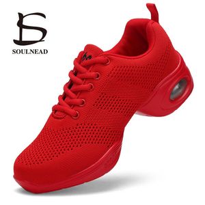 Dansskor kvinnor dansskor kvinna jazz dans sneakers salsa balsal modern sko casual canvas stövlar flickor sport damer hip hop skor 230424