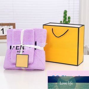 Simple Face Bath Towel Set 2 Pieces Sets Designer Coral Velvet Towels Unisex Absorbent Baby Men Womens Wash Cloths Towel
