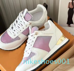 Top Luxury Brand Run Away Trainers Low Top Calfskin Leather Sneaker Couple Casual Walking Party Wedding Discount Runner Sports EU35-46 With Box