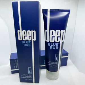 Fundação 6 pçs/lote atacado cuidados com a pele creme azul profundo esfregar com propriedade cptg mistura de óleo essencial azul profundo 120ml 231123