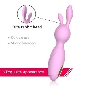 Jajka Nowa konstrukcja g plamka królika wibrator z uszy króliczki do stymulacji łechtaczki małe zabawki seksualne kobiety 1124