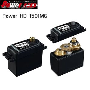 Power HD 1501MG 60G High-Torque Analog Standard Servo With All Metal Gear 17KG 0.14 Sec For RC Car Robot Airplane Toys