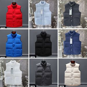 デザイナーダウンCG GiletのCG Bodywarmer Winter Warm Canadian Dasic Body Warmer Vest Ruff Men冬のベストウエストコートグーシングコート外観冬のジレットユニセックス