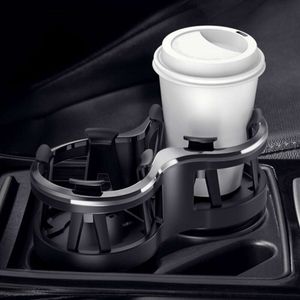 Nuovo portabevande per auto doppio foro portabevande accessori portabottiglie portabicchieri supporto per bottiglia d'acqua supporto per bevande al caffè per auto