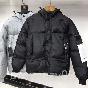 21fw Down Jacket Men Women Coat Designer Winter Cotton Clothes Nylon Huva broderi långärmad höst varm avslappnad vindtät stilig street topp