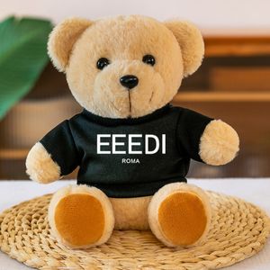 Kid Toys Cute Teddy Bear With Designer Clothing Baby Children Stuffed Animals Plush Toy Letter Printed Bears Stuffed Toy