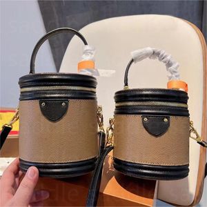 CANNES Handbags Designer Wallets Shoulder Bags Luxury Crossbody Round Letter Cylinder Shopping Handbags M43986 Lady Stars Floral Casual Totes Kimchi Bucket 10A