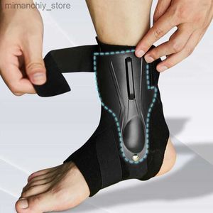 Suporte de tornozelo 1Pc Ank Support Strap Brace Bandage Foot Guard Protector Adjustab Ank Sprain Orthose Estabilizador Plantar Fasciitis Wrap Q231124
