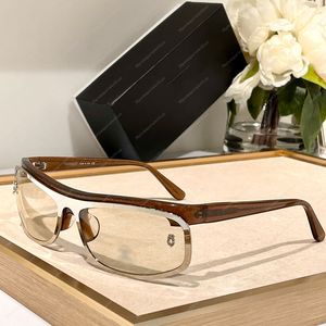 Occhiali da sole da uomo firmati 71557 Design a mezza montatura nuovi occhiali piccoli da esterno Occhiali da sole di lusso alla moda per donna con scatola classica