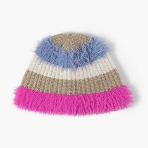 Beanie Skull Caps Autumn and Winter Colored Fisherman Women's Knitted Hat Thickened, Warm, Simple, and Fashionable Cold Hat Outdoor Autumn and Winter Woolen Hat