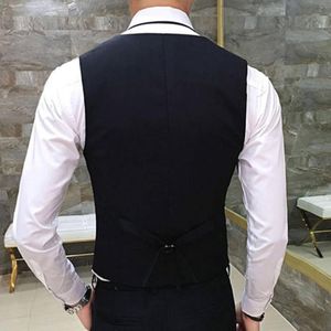 Men's Tank Tops Great Stitching Trendy Buttons Spring Waistcoat V Neck Men Vest Gentle For WorkMen's