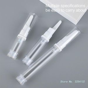 Lagringsflaskor 5 st 5 ml/10 ml/15 ml Presspump resor transparent fundamentflaska duschgel tvål handrensare tom