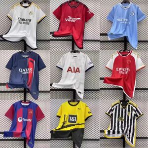 Gratis frakt Soccer Jerseys 12h Frakt Fotbollskläder Mänkit Spelarfans Version Home Away Football T Shirts 5A Top Quality