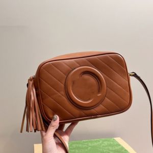 designers Väska BLONDIE kameraväska Kvinnor Crossbody-väska Läder Axelväska Tofs Totes Väska handväska bör väskor lyx Brun svart rosa tigerväska