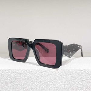 Moda Pradd Cool Sunglasses Designer P's New Red Red A mesma tendência personalizada Large Frame Versátil SPR 23Y-S