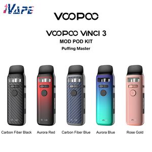 Voopoo Vinci 3 POD System Kit Inbyggt 1800mAh 5-50W utgång justerbar med 4 ml Vinci 3-patron passform för alla PNP-spolar